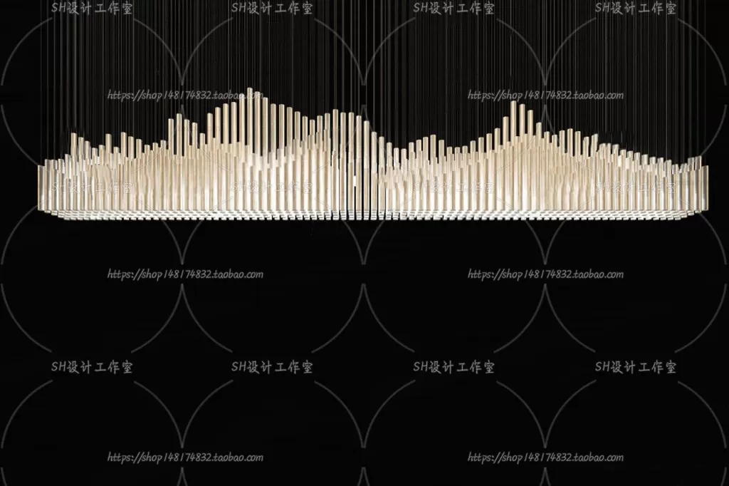 Lights – Chandelier 3D Models – 0438