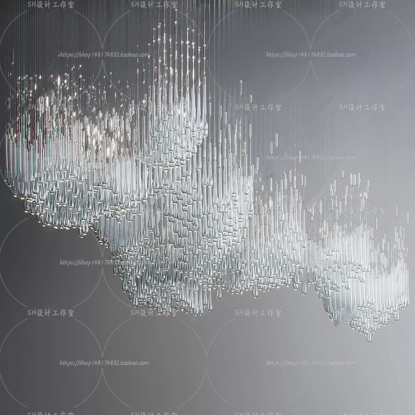 Lights – Chandelier 3D Models – 0444