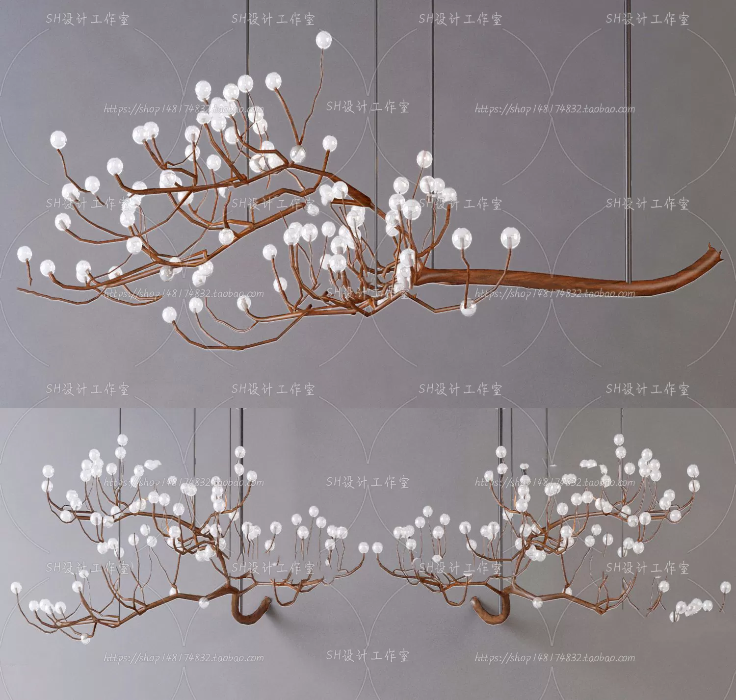 Lights – Chandelier 3D Models – 0446