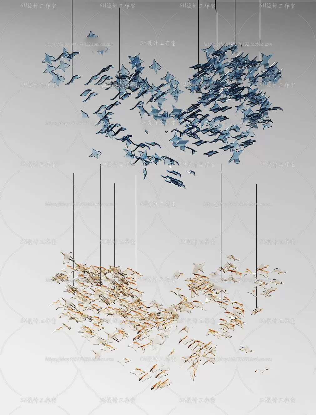 Lights – Chandelier 3D Models – 0447