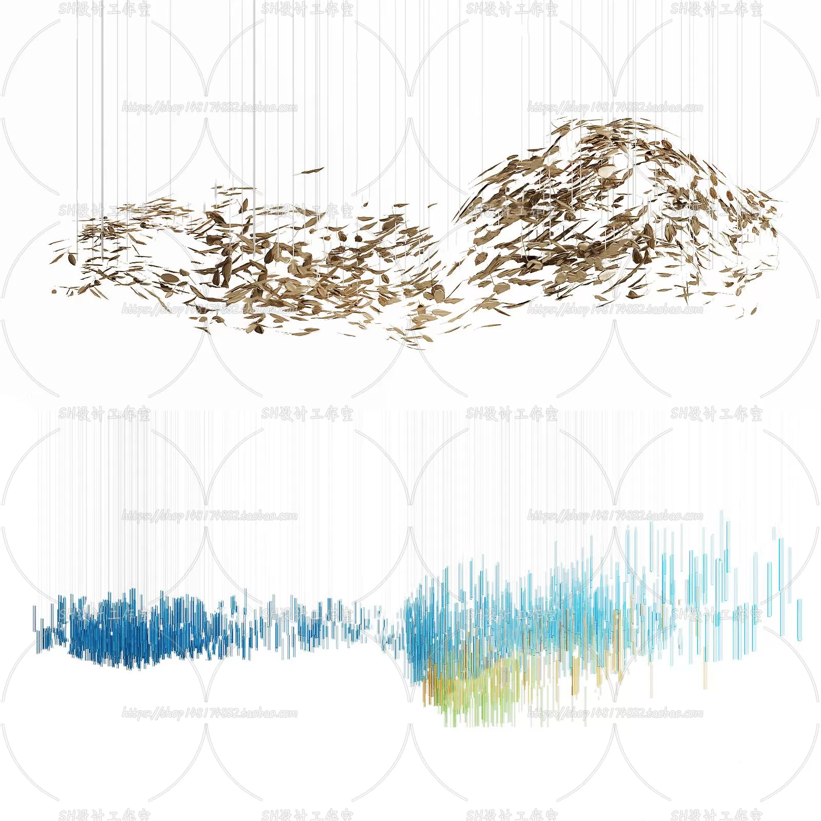 Lights – Chandelier 3D Models – 0452