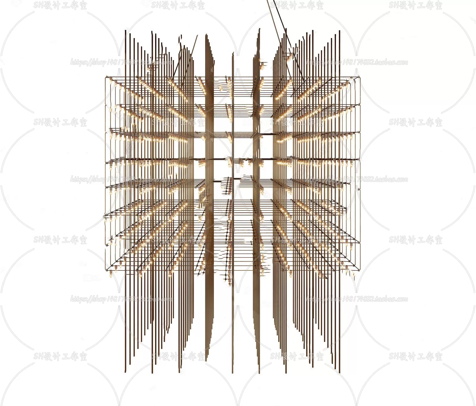 Lights – Chandelier 3D Models – 0458