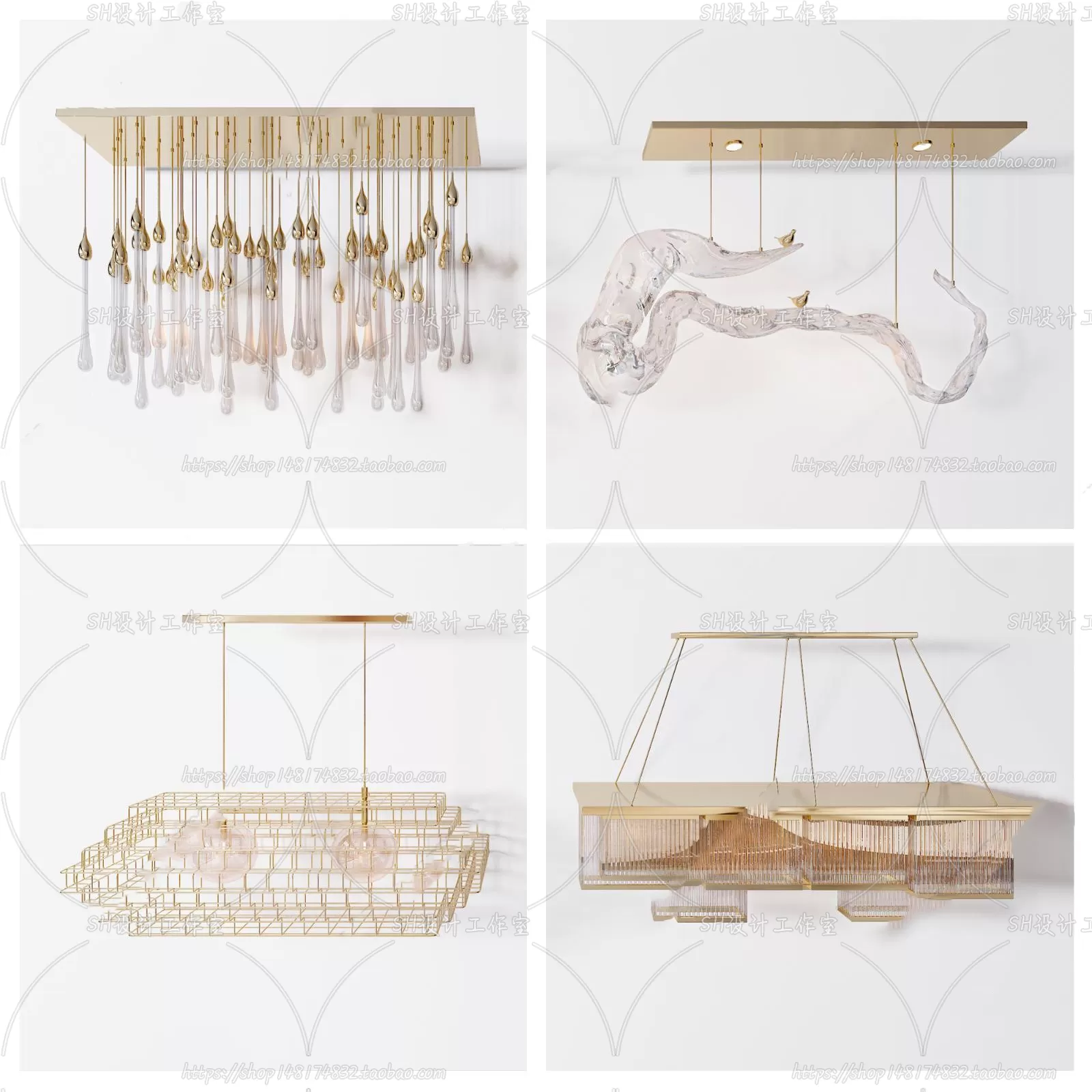 Lights – Chandelier 3D Models – 0471