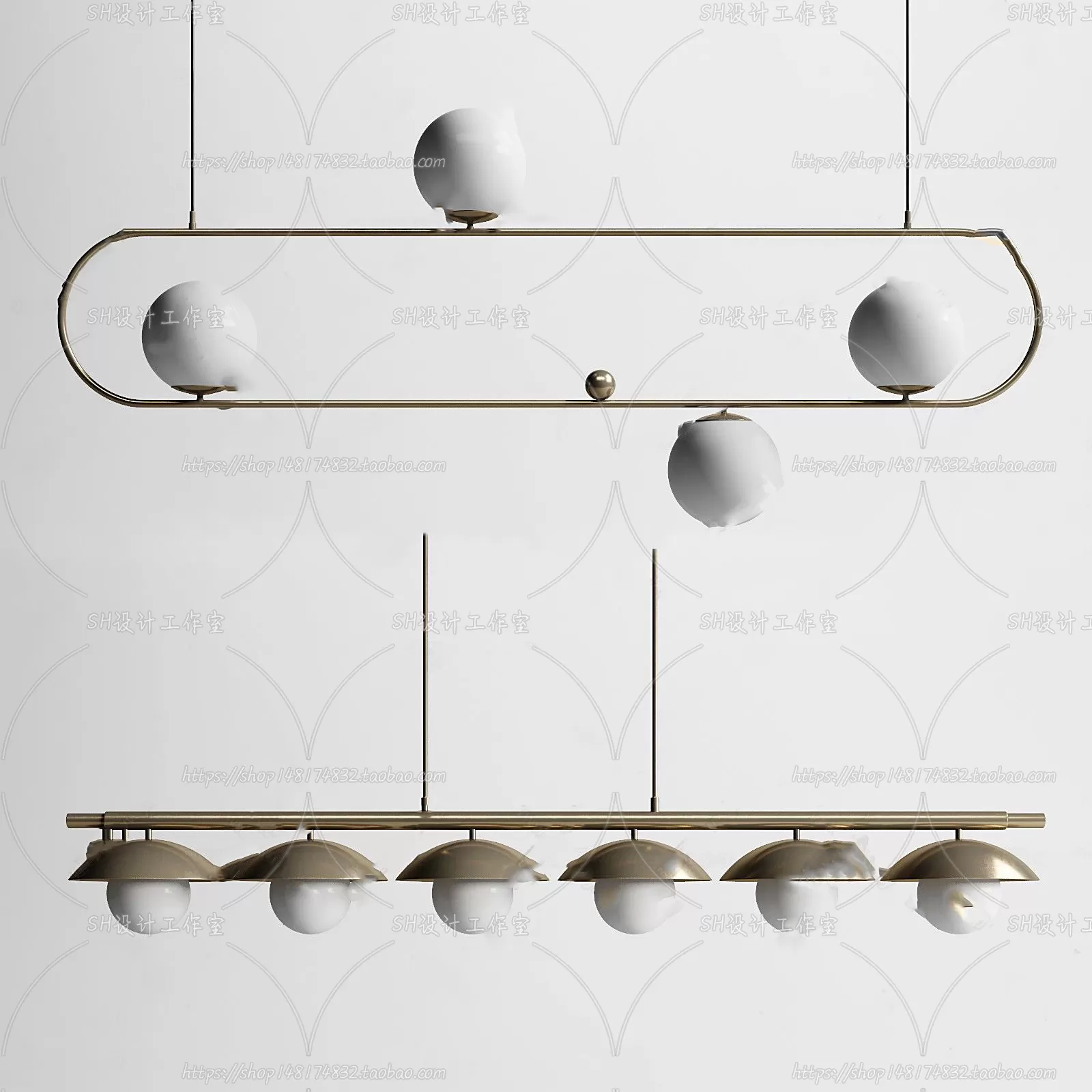 Lights – Chandelier 3D Models – 0499