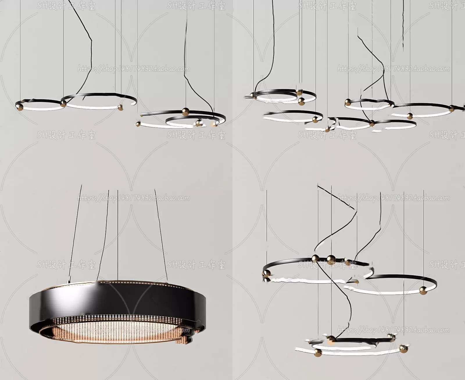 Lights – Chandelier 3D Models – 0501