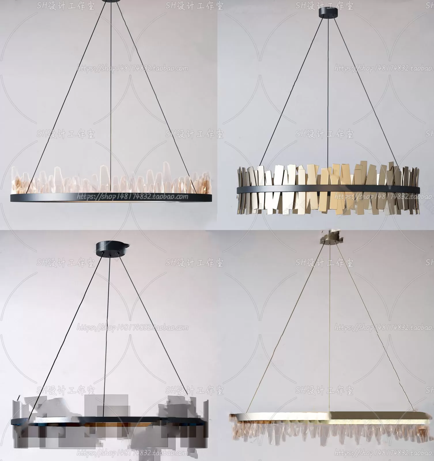 Lights – Chandelier 3D Models – 0507