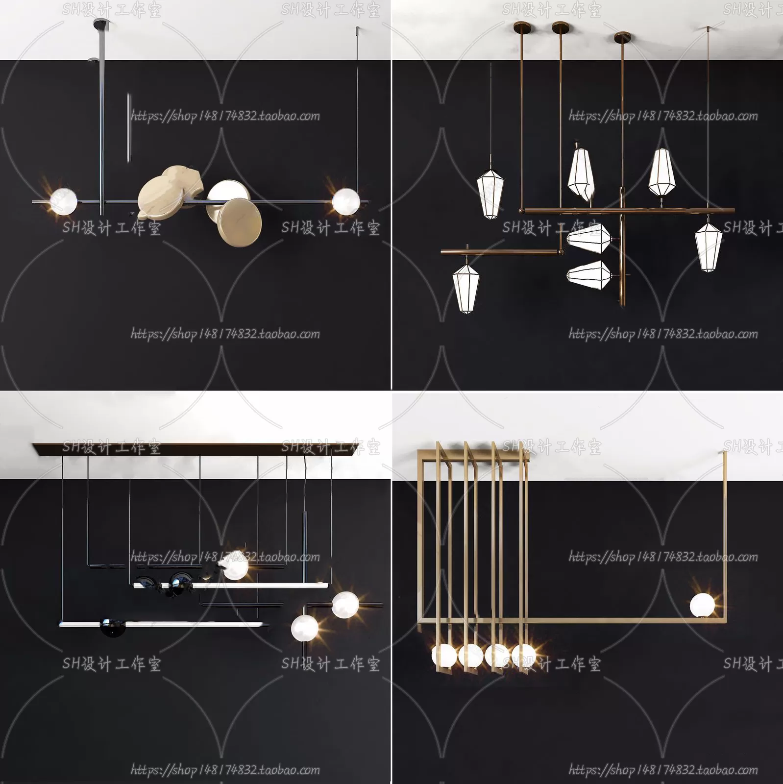 Lights – Chandelier 3D Models – 0509