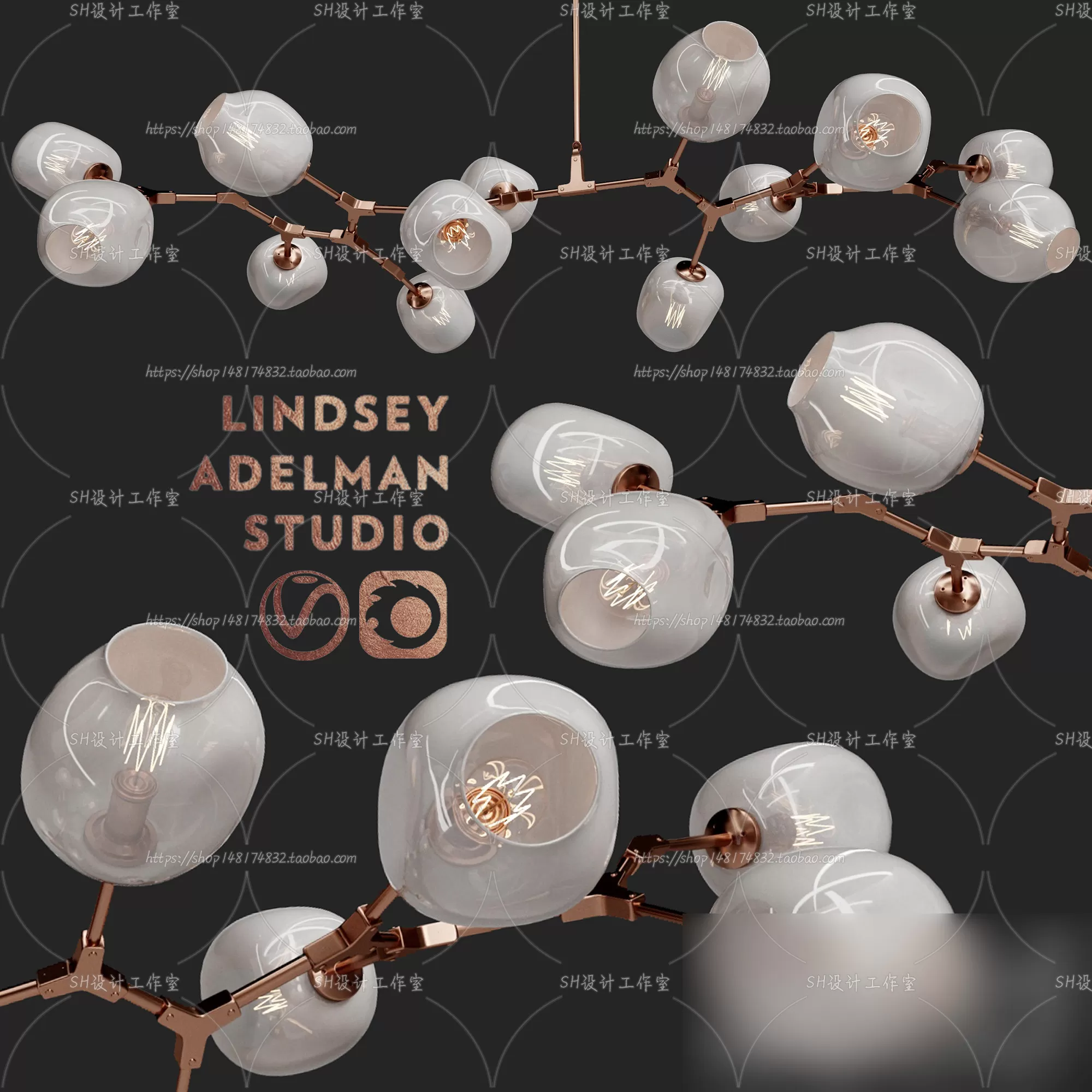 Lights – Chandelier 3D Models – 0512