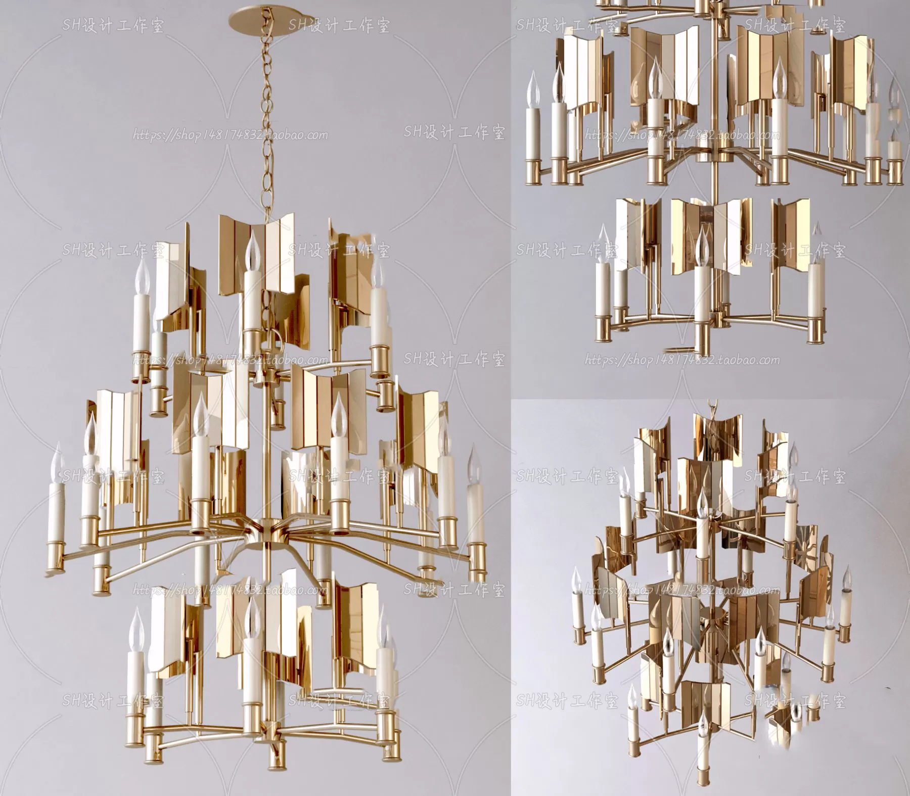 Lights – Chandelier 3D Models – 0519
