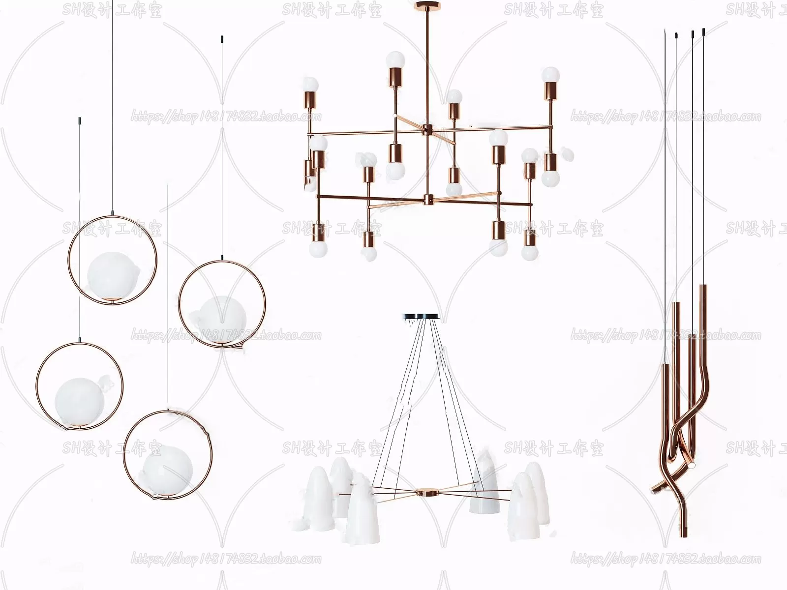Lights – Chandelier 3D Models – 0524