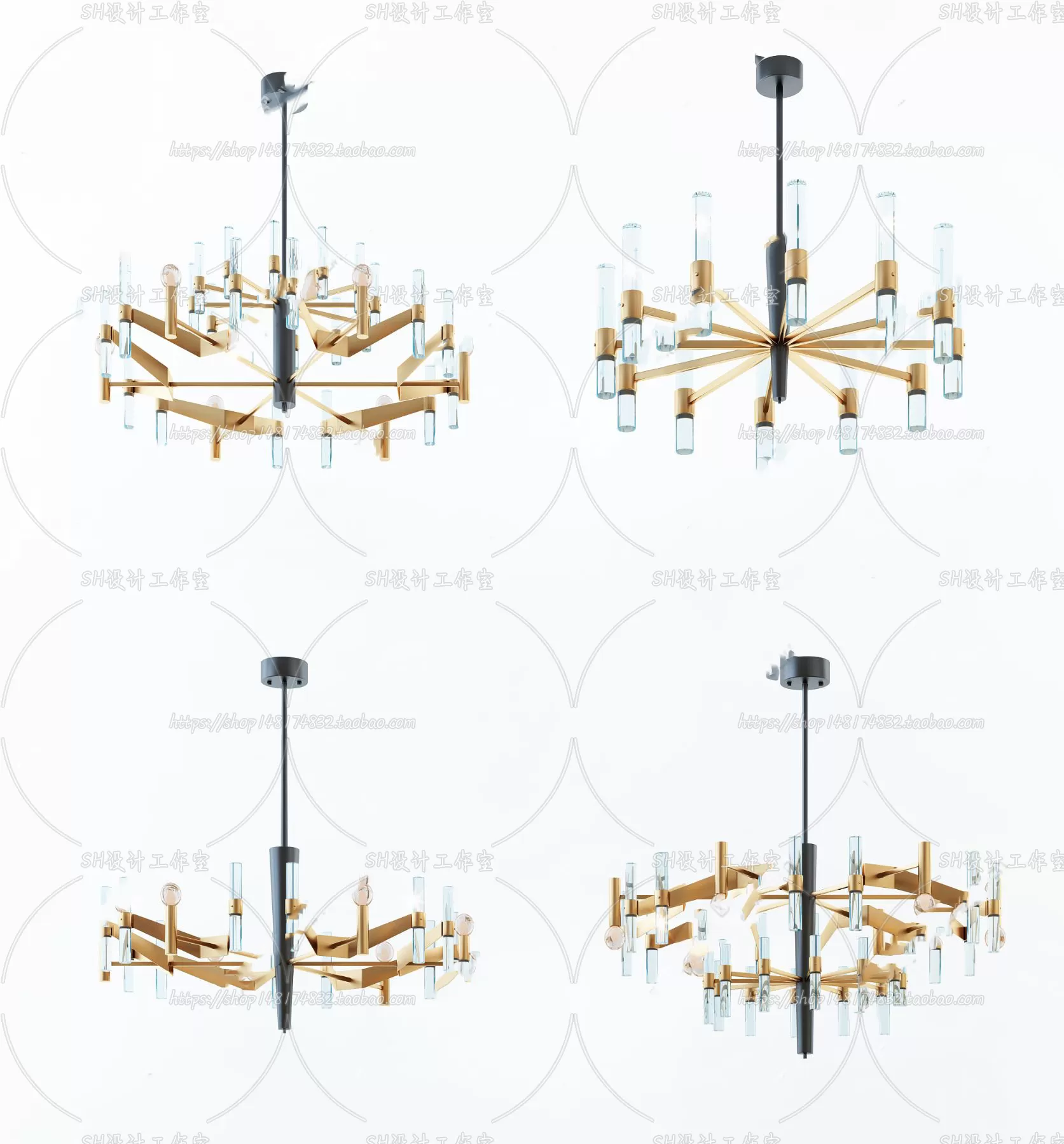 Lights – Chandelier 3D Models – 0530