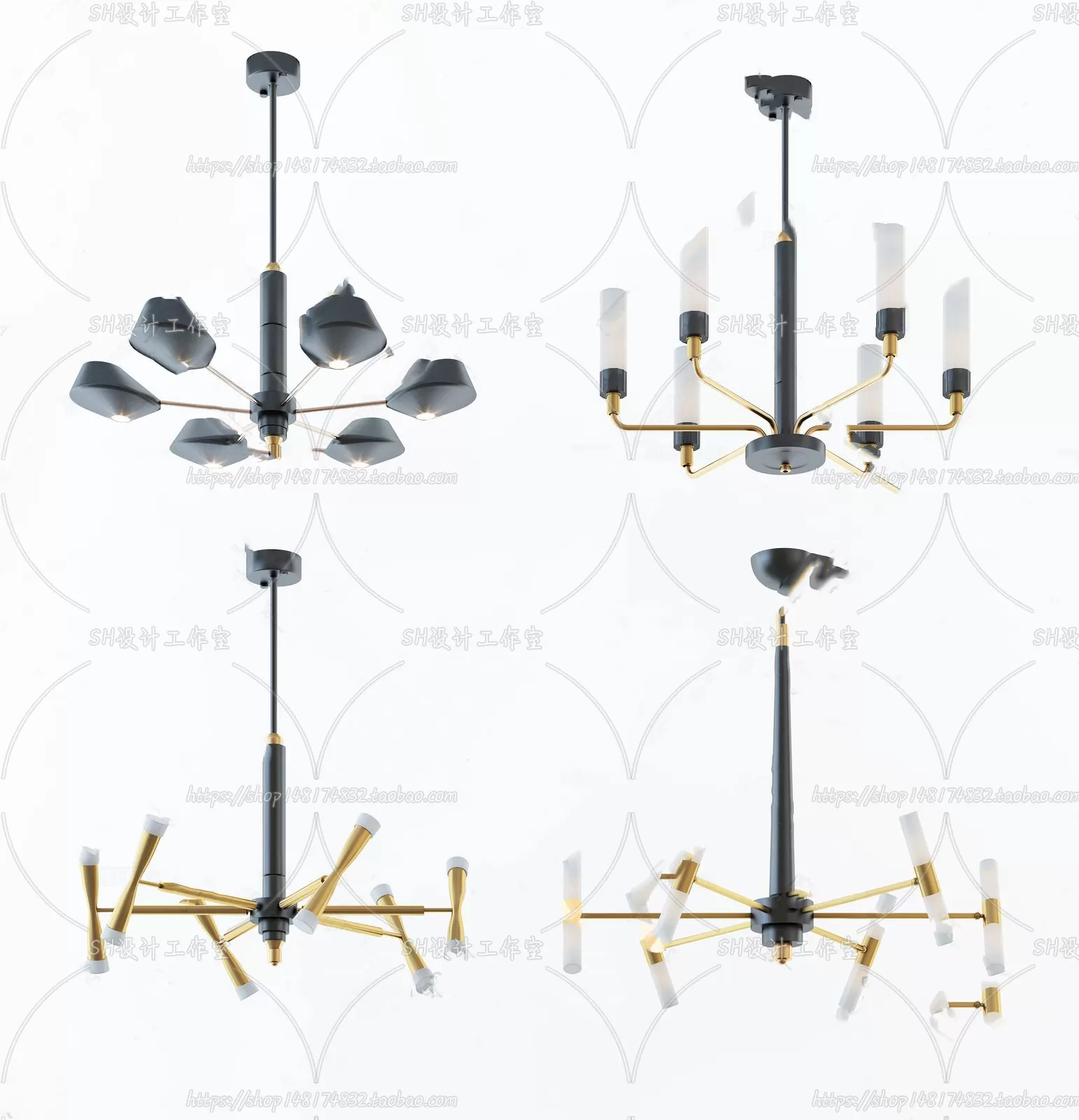 Lights – Chandelier 3D Models – 0531