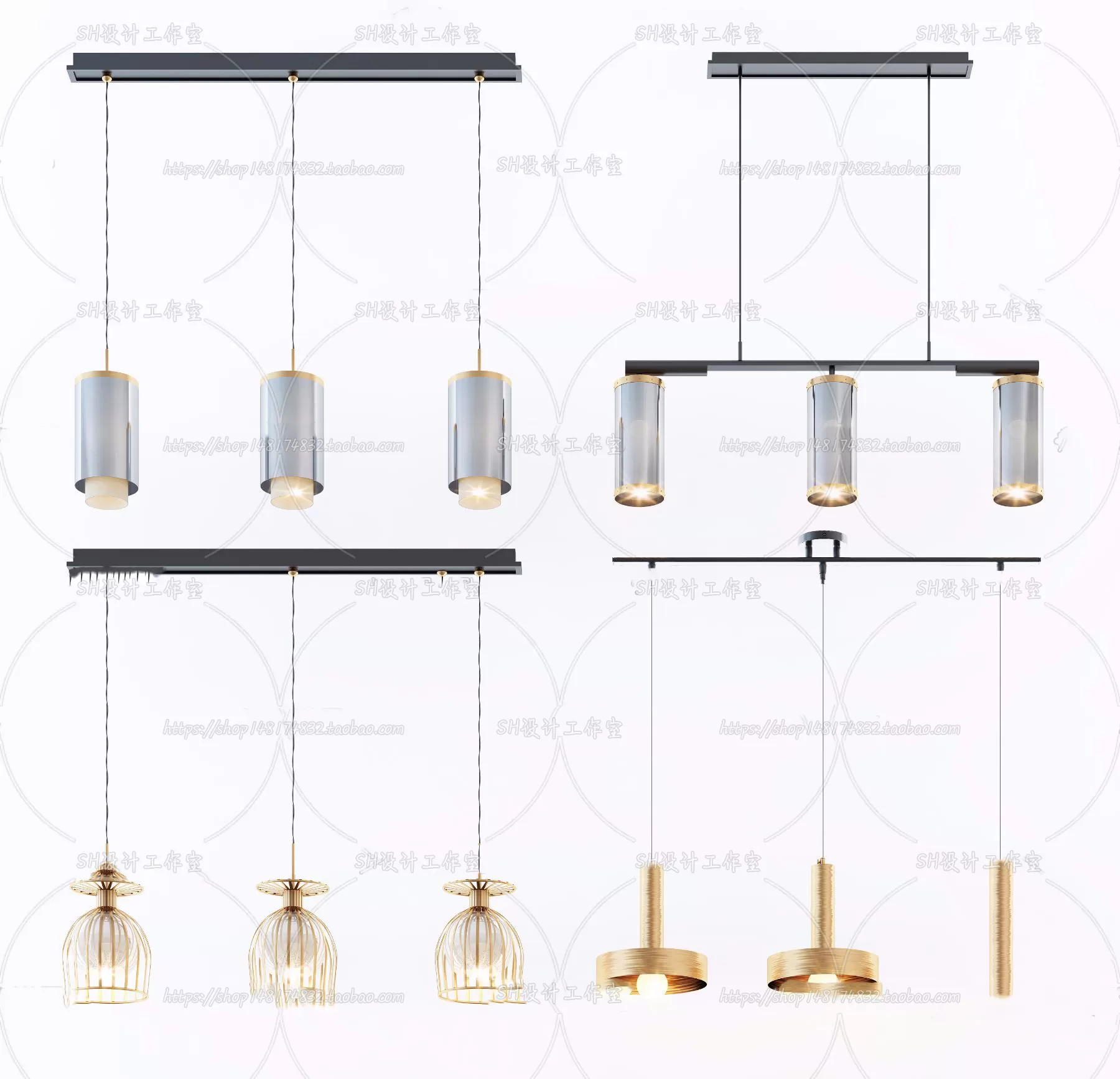 Lights – Chandelier 3D Models – 0533