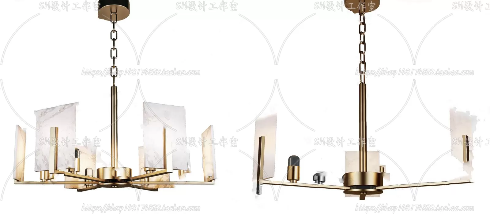 Lights – Chandelier 3D Models – 0542