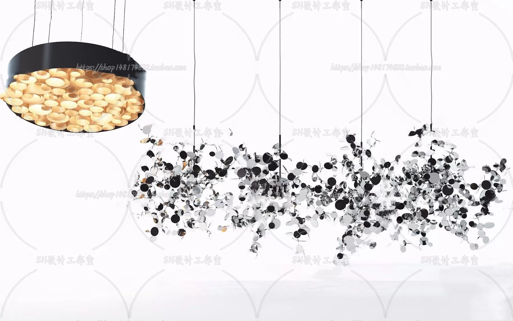 Lights – Chandelier 3D Models – 0546