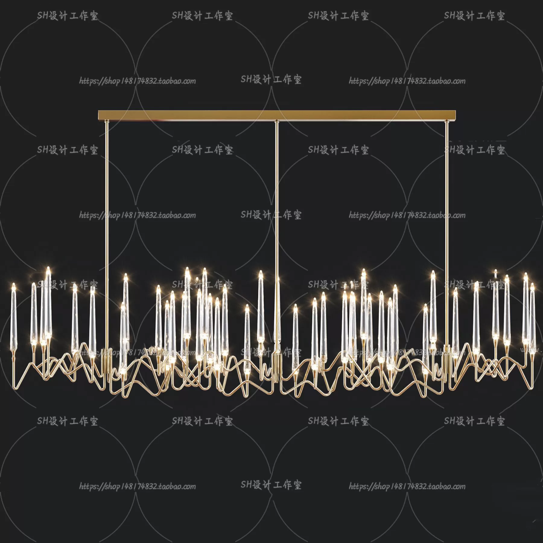 Lights – Chandelier 3D Models – 0548