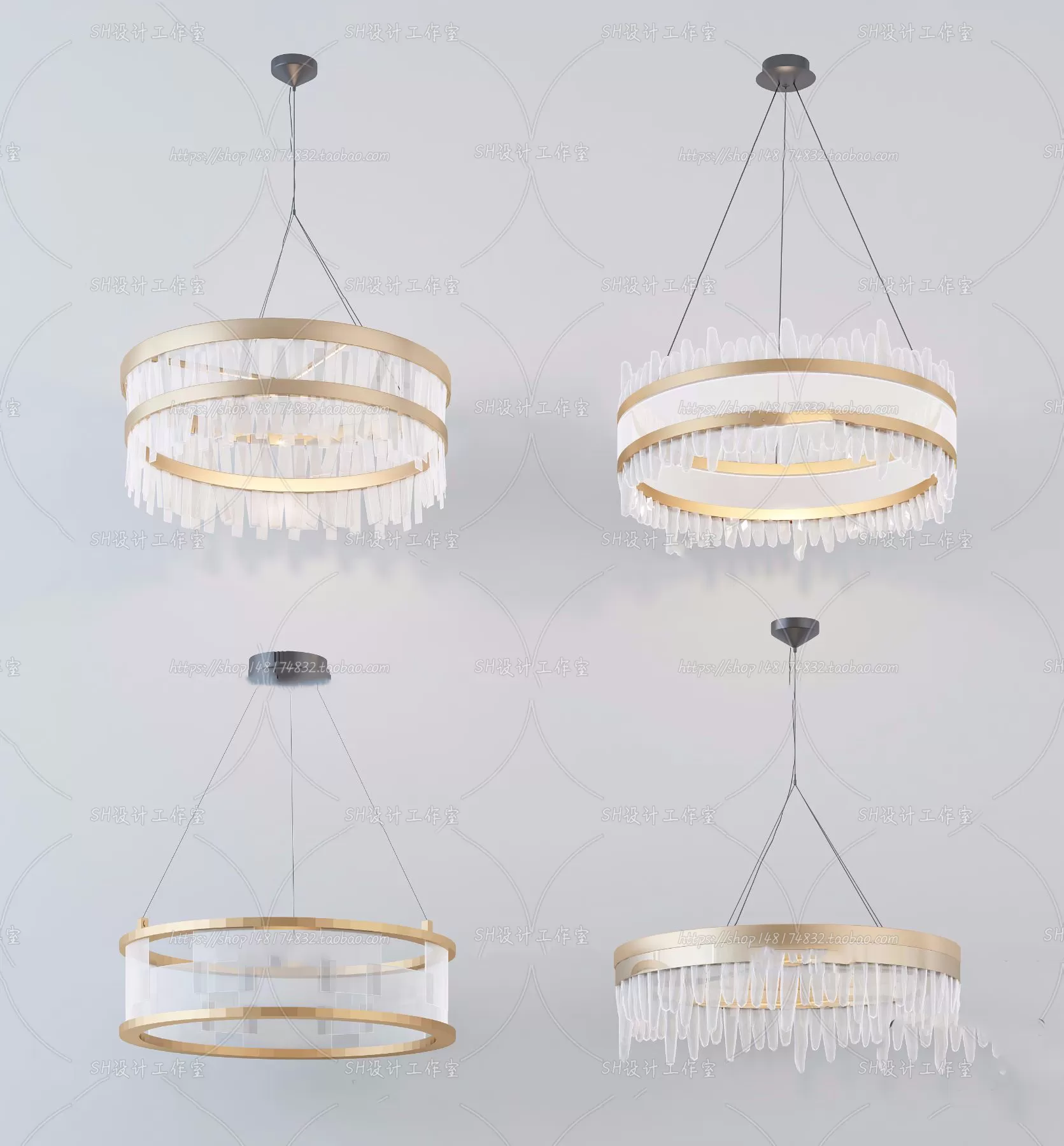 Lights – Chandelier 3D Models – 0557