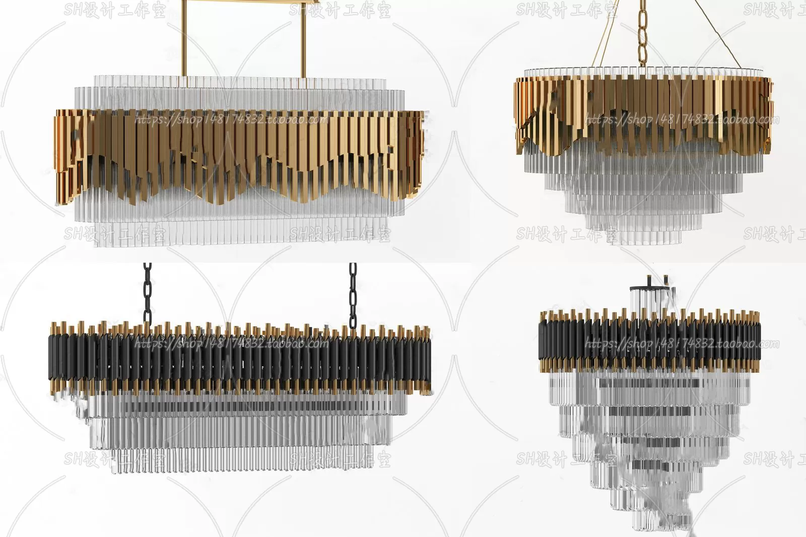Lights – Chandelier 3D Models – 0560