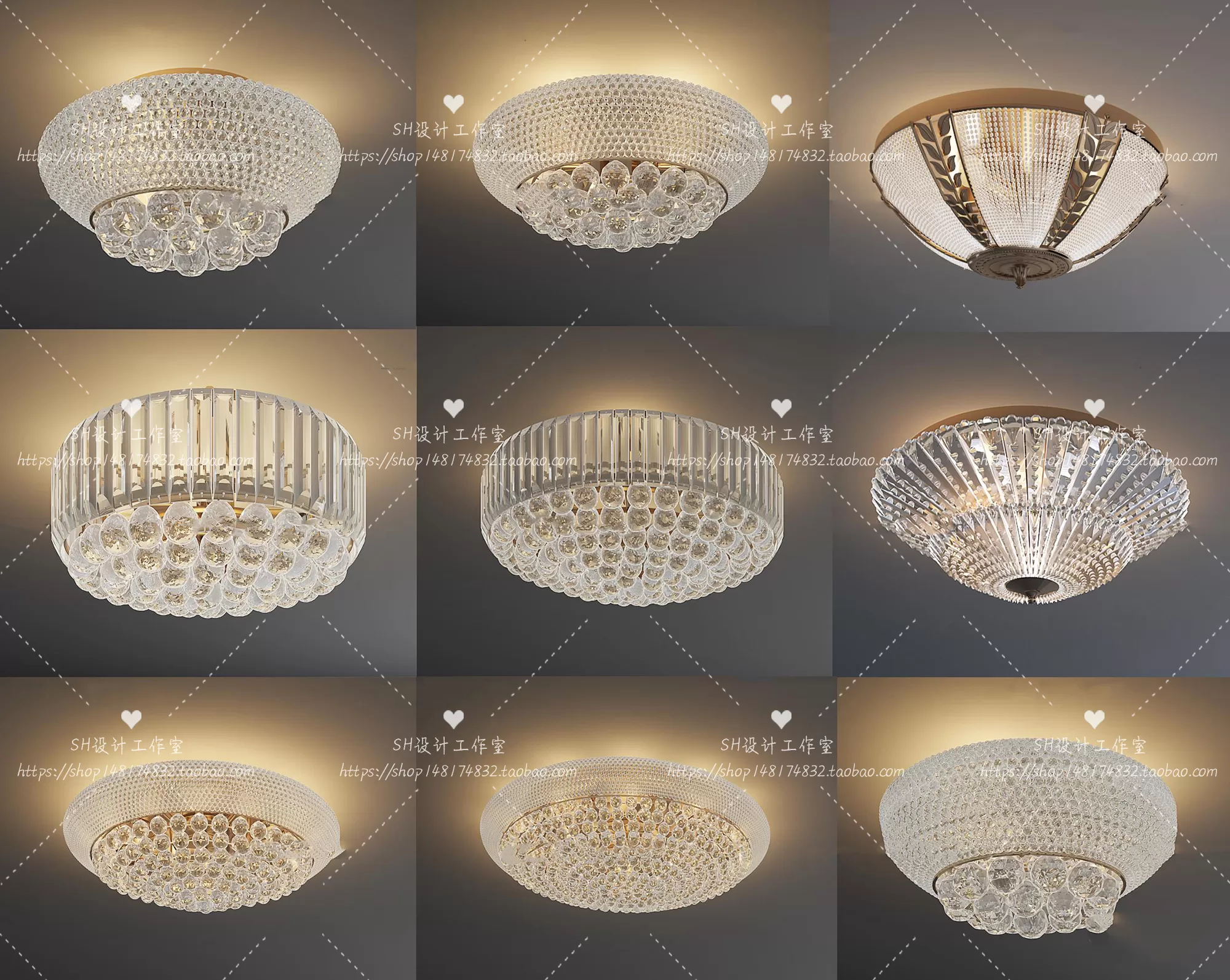 Lights – Chandelier 3D Models – 0576
