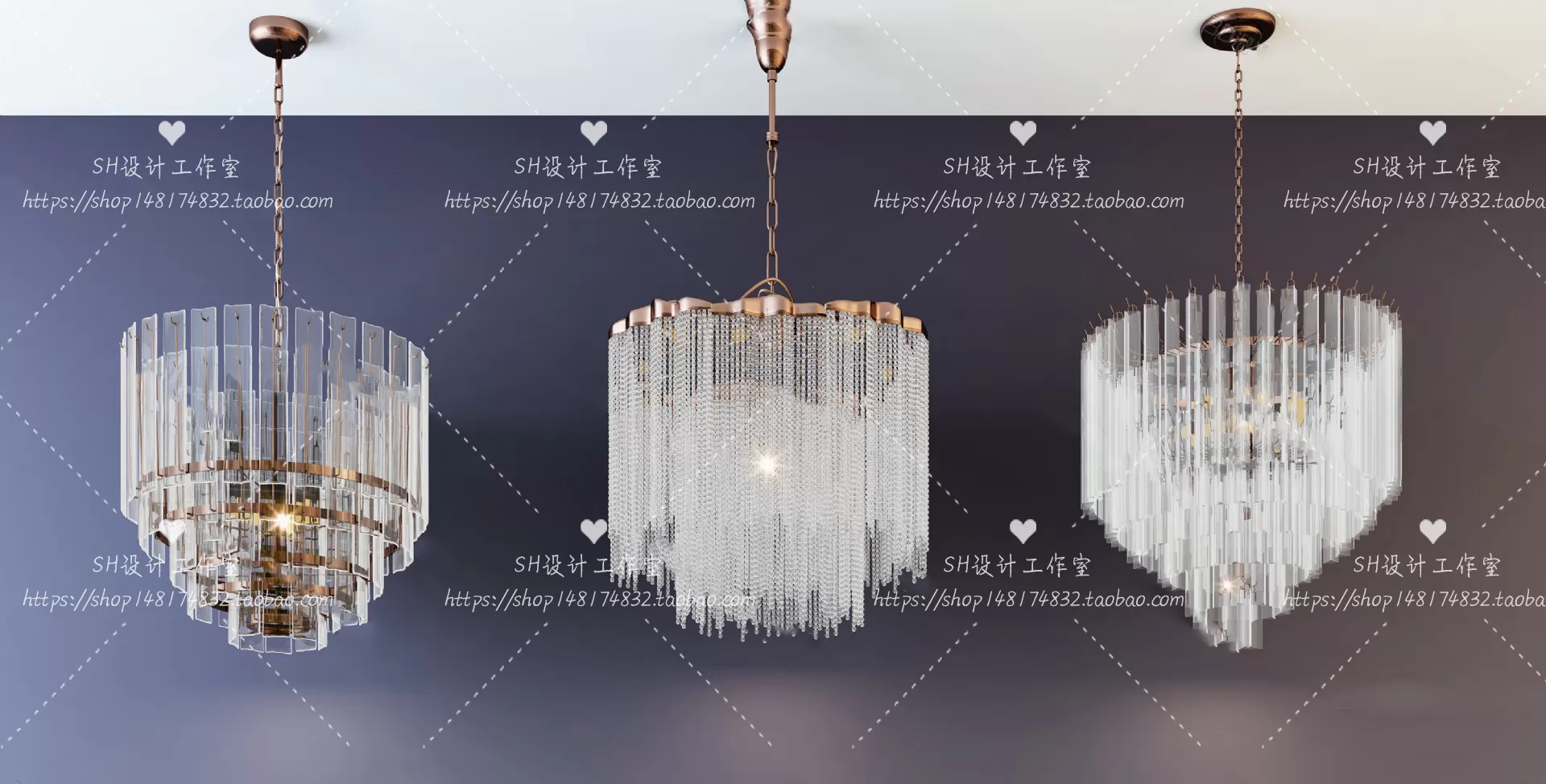 Lights – Chandelier 3D Models – 0582