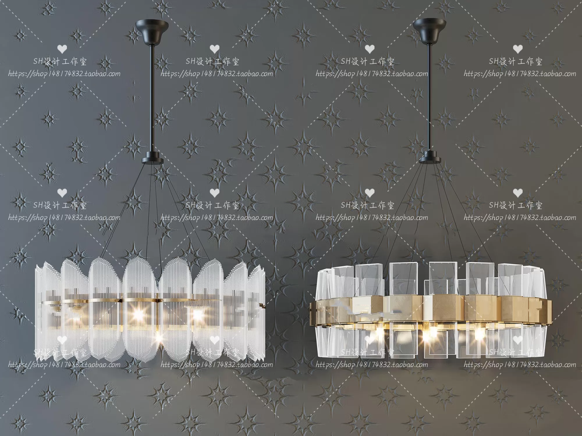 Lights – Chandelier 3D Models – 0585