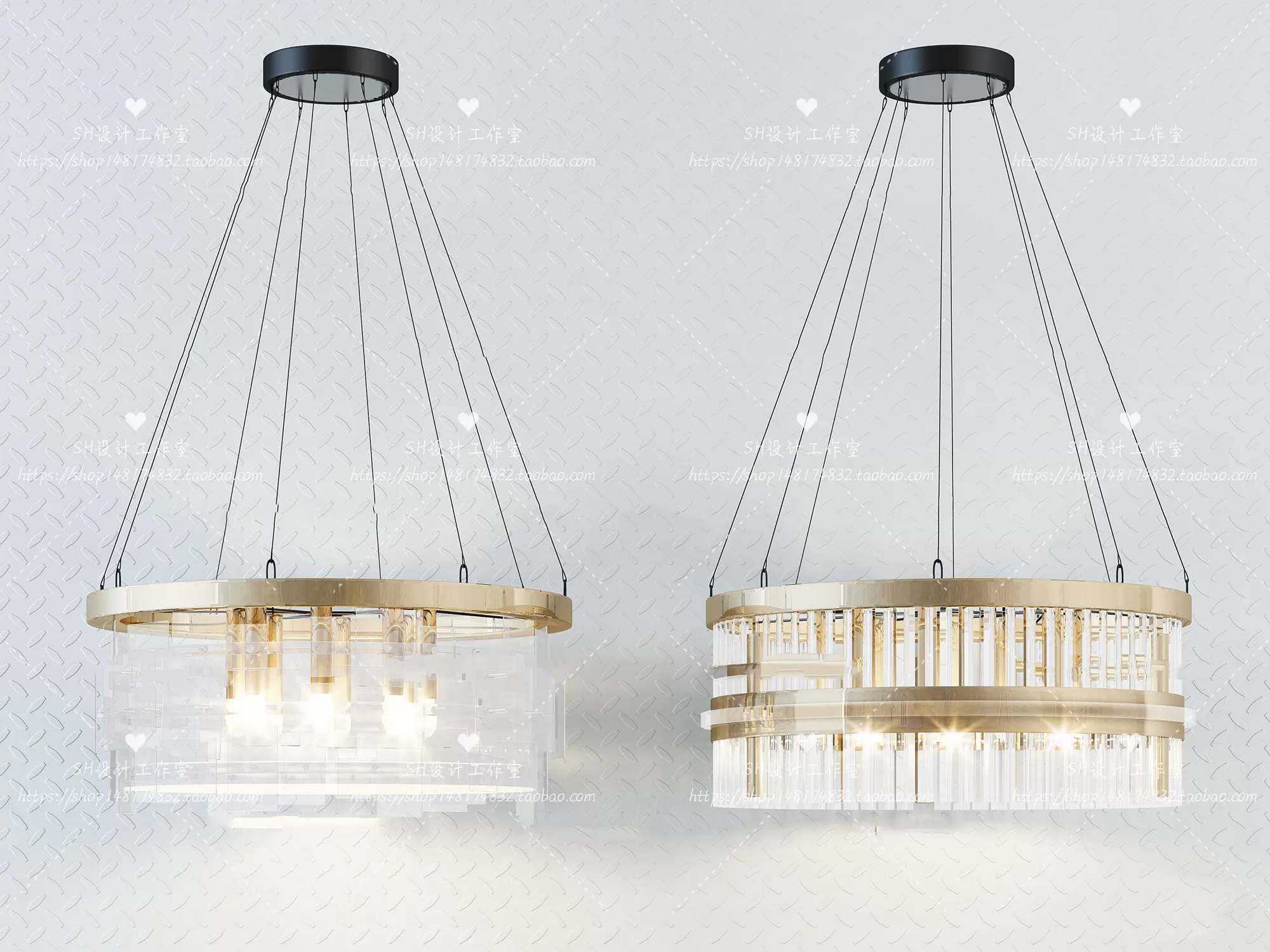 Lights – Chandelier 3D Models – 0587