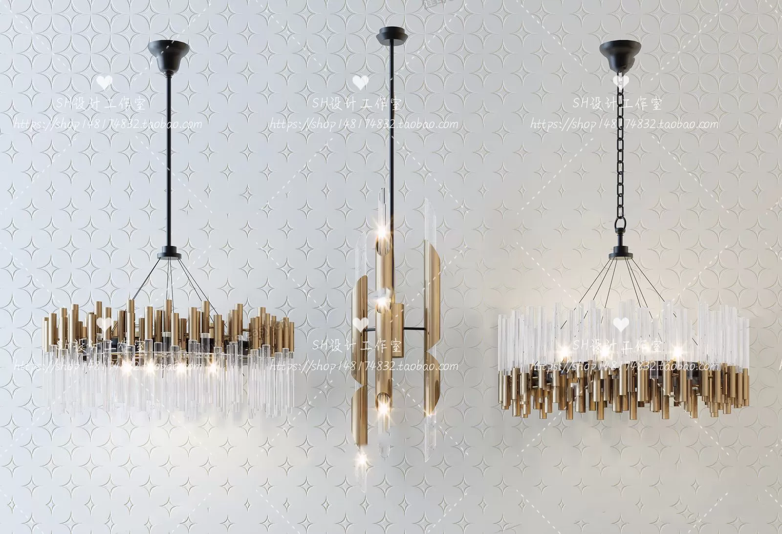 Lights – Chandelier 3D Models – 0591