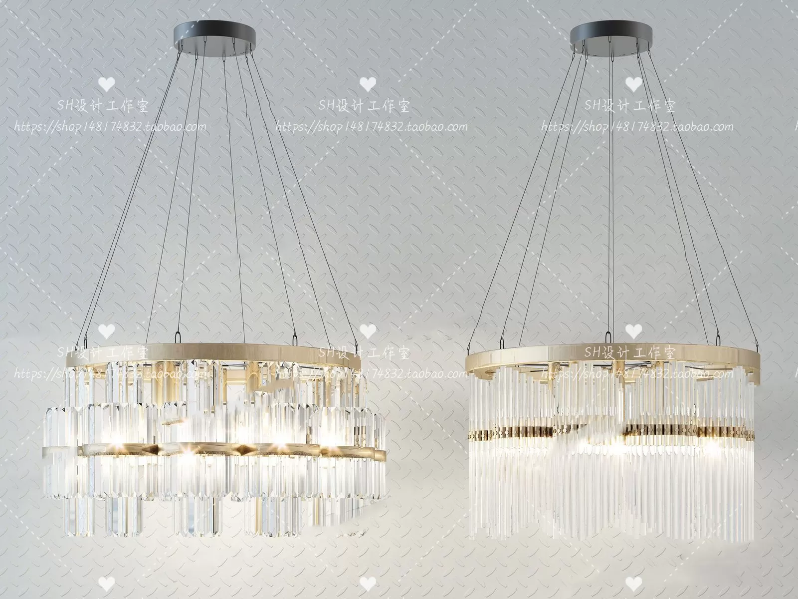 Lights – Chandelier 3D Models – 0592
