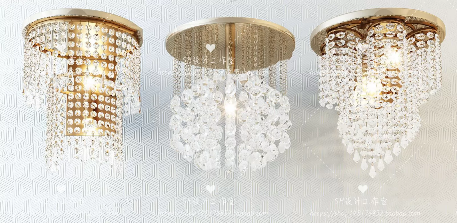 Lights – Chandelier 3D Models – 0601