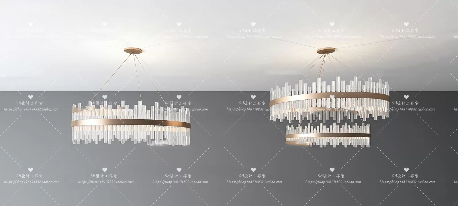 Lights – Chandelier 3D Models – 0603