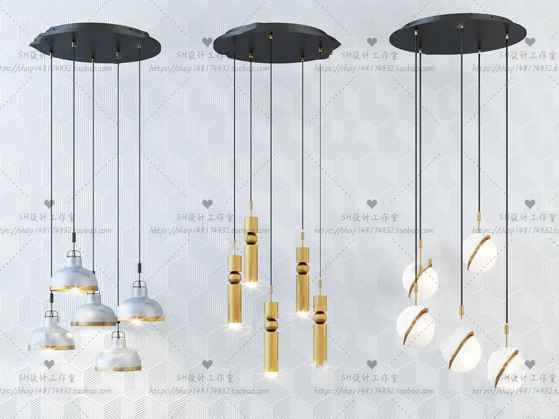Lights – Chandelier 3D Models – 0625