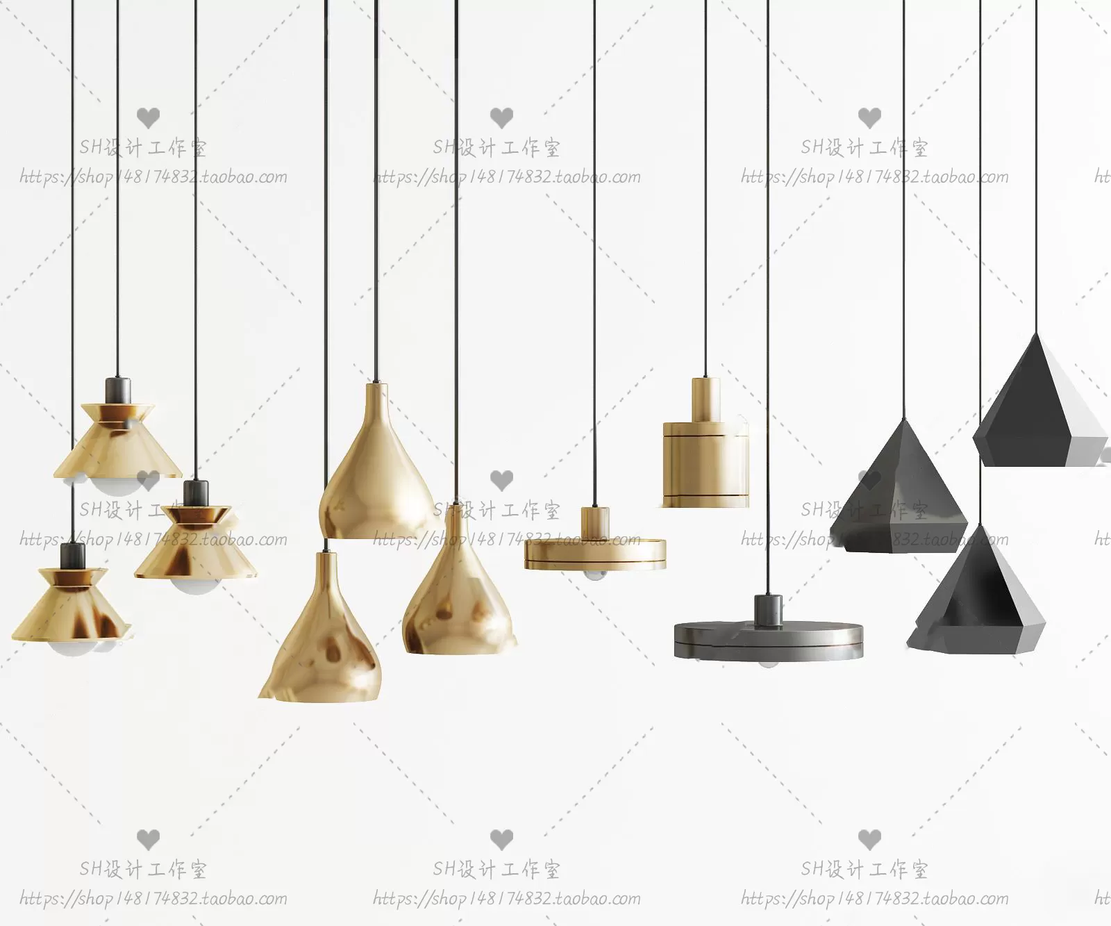 Lights – Chandelier 3D Models – 0629