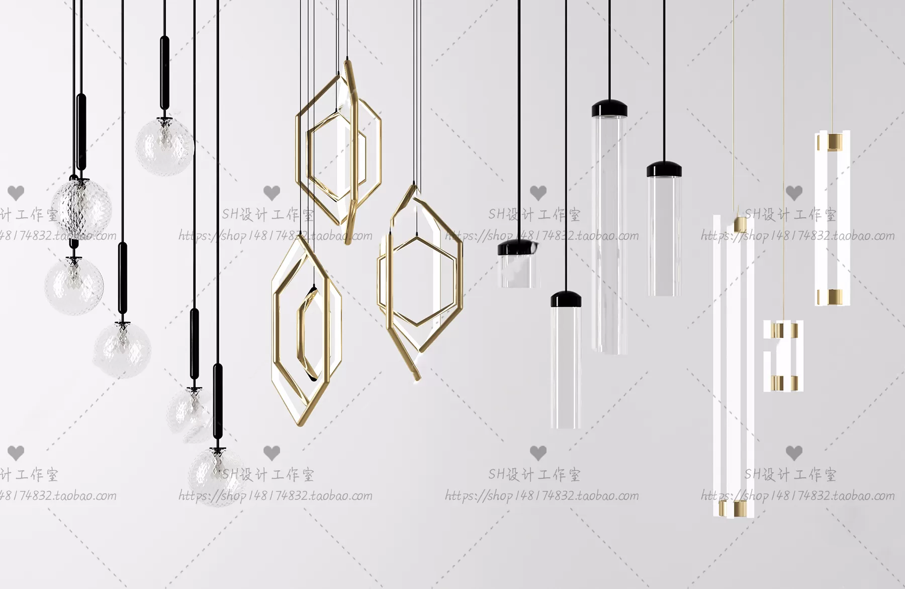 Lights – Chandelier 3D Models – 0630