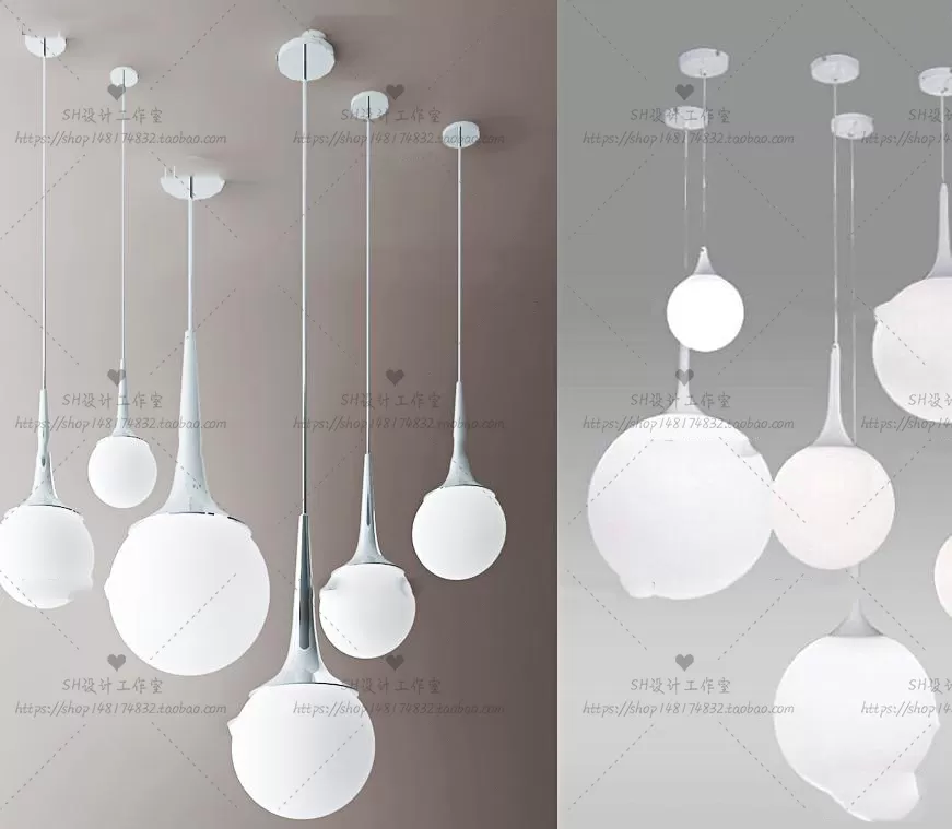 Lights – Chandelier 3D Models – 0631