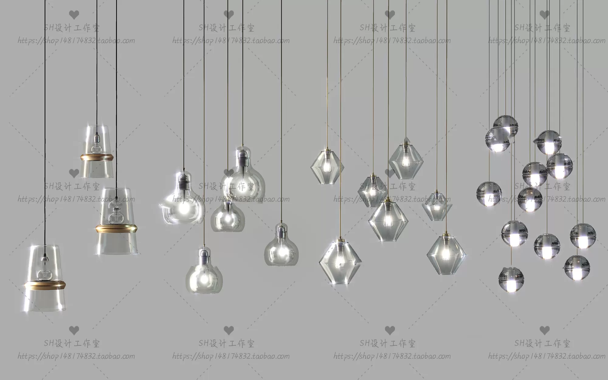 Lights – Chandelier 3D Models – 0632