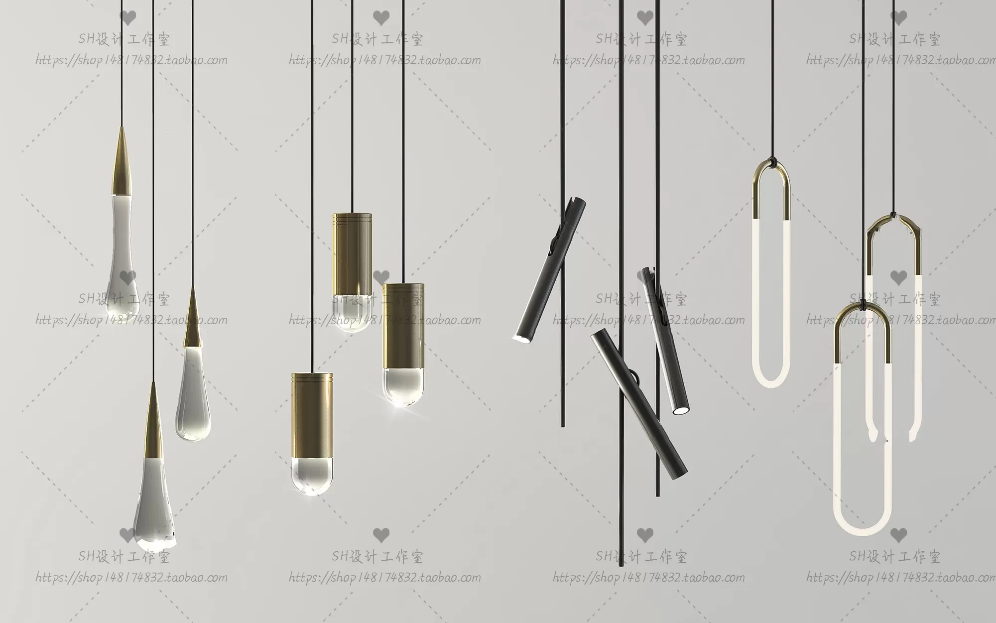 Lights – Chandelier 3D Models – 0635