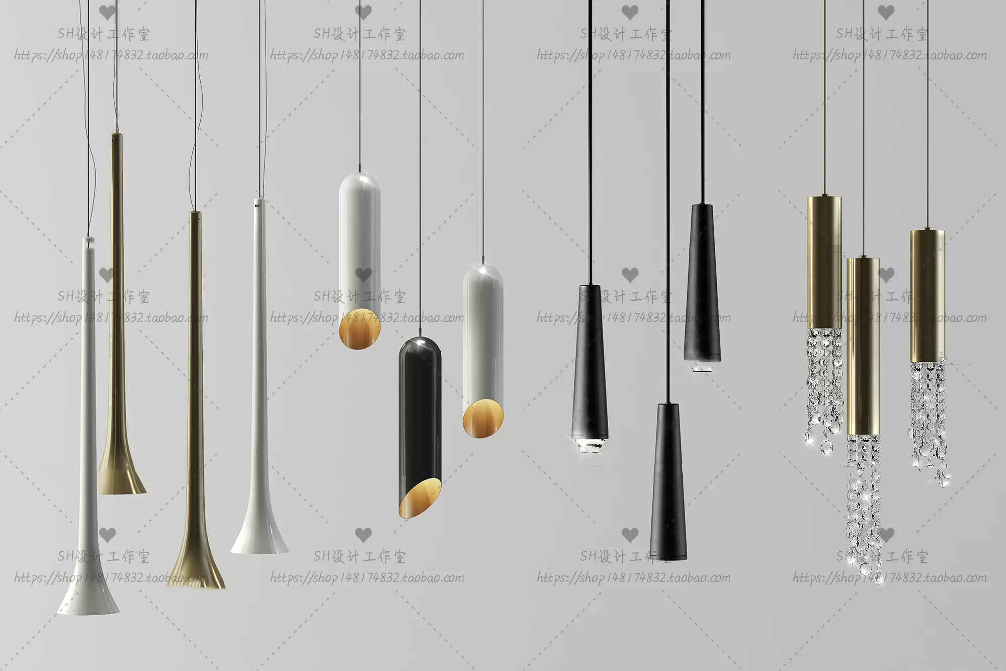 Lights – Chandelier 3D Models – 0636
