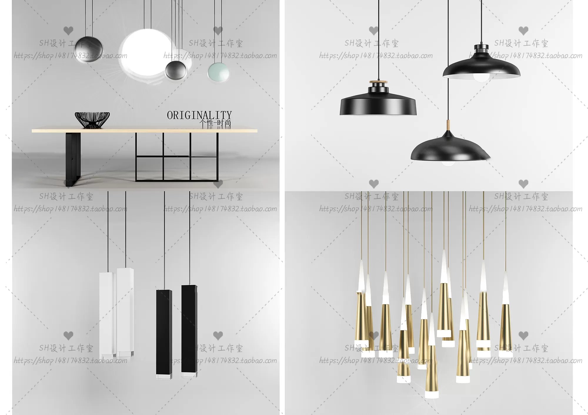 Lights – Chandelier 3D Models – 0638