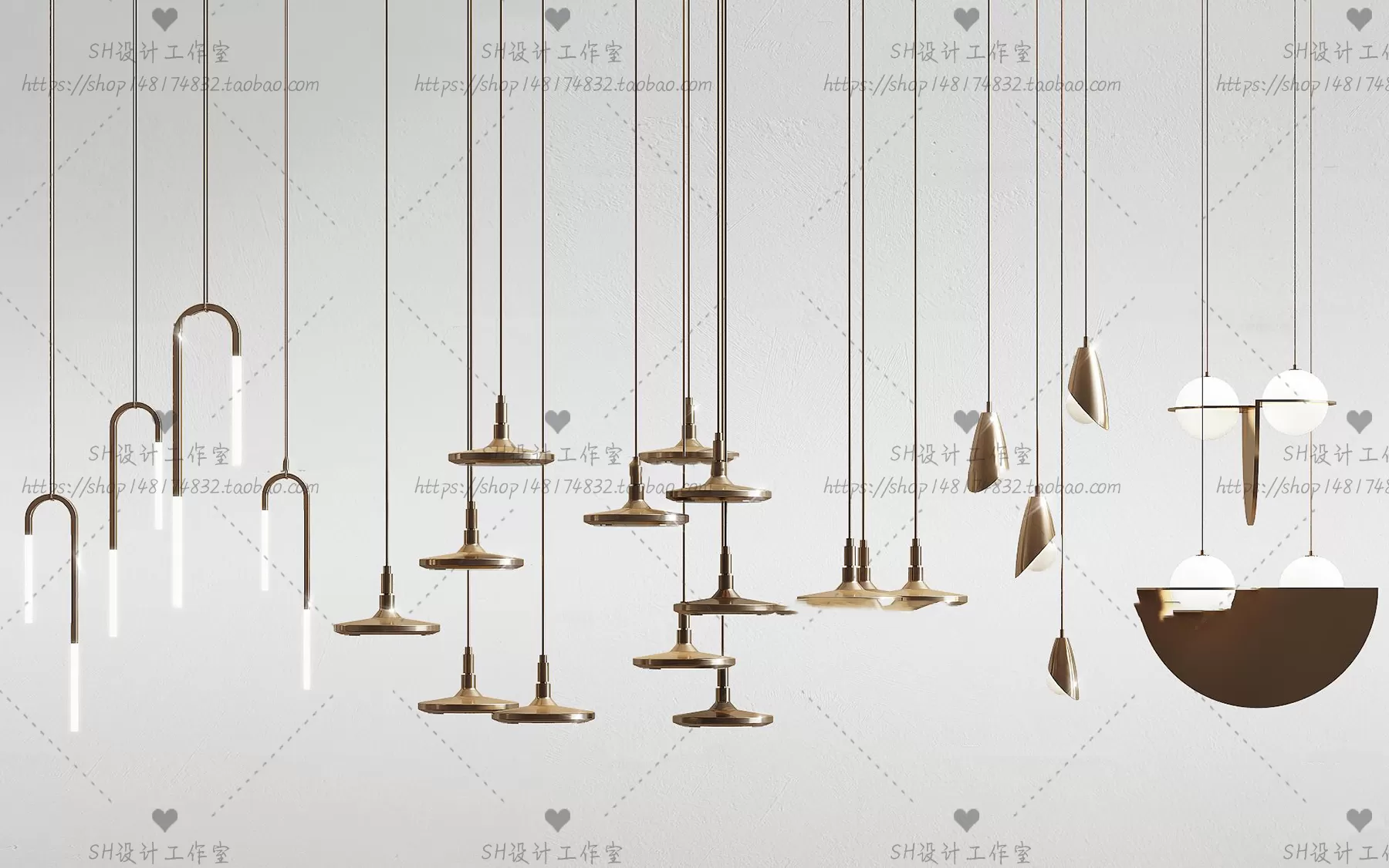 Lights – Chandelier 3D Models – 0641