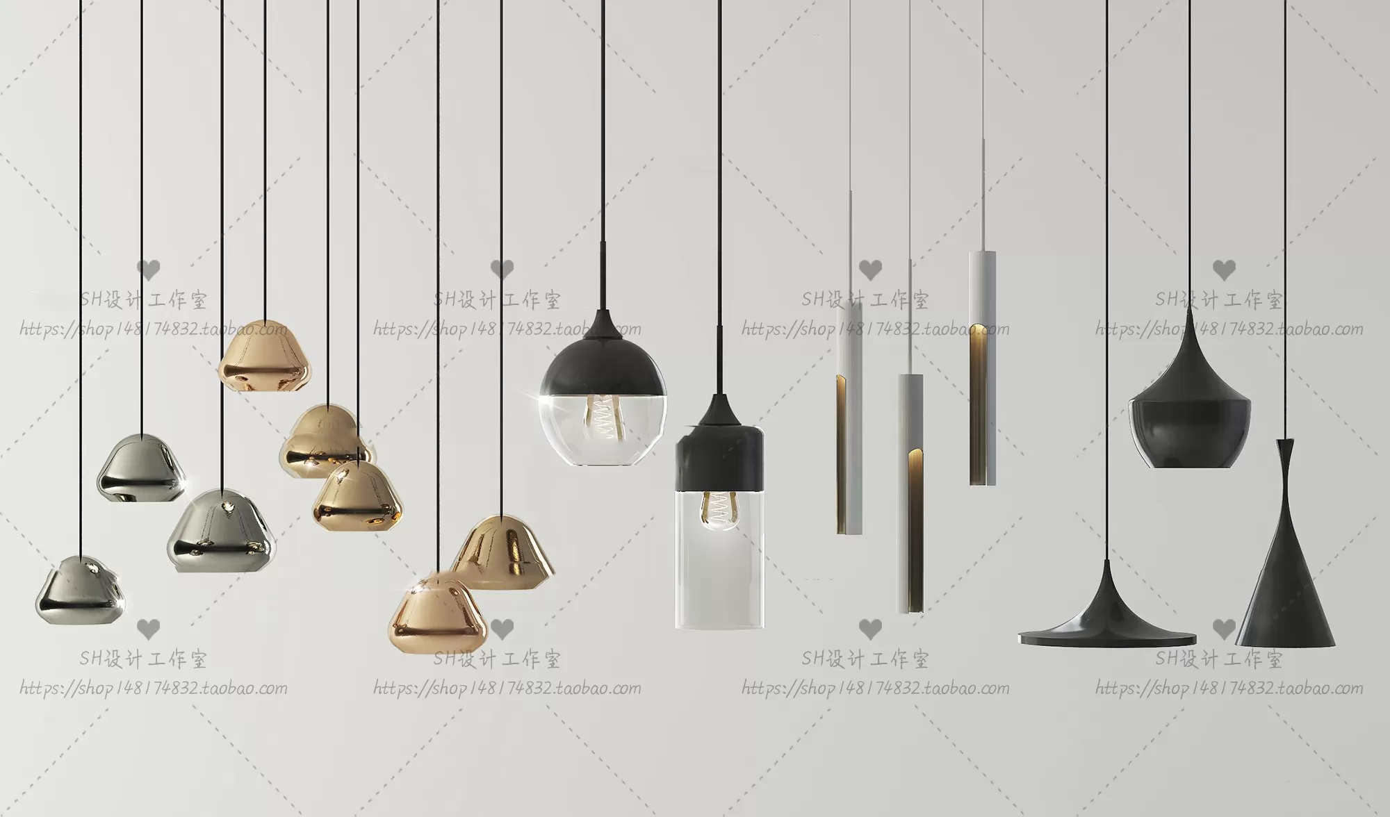 Lights – Chandelier 3D Models – 0643