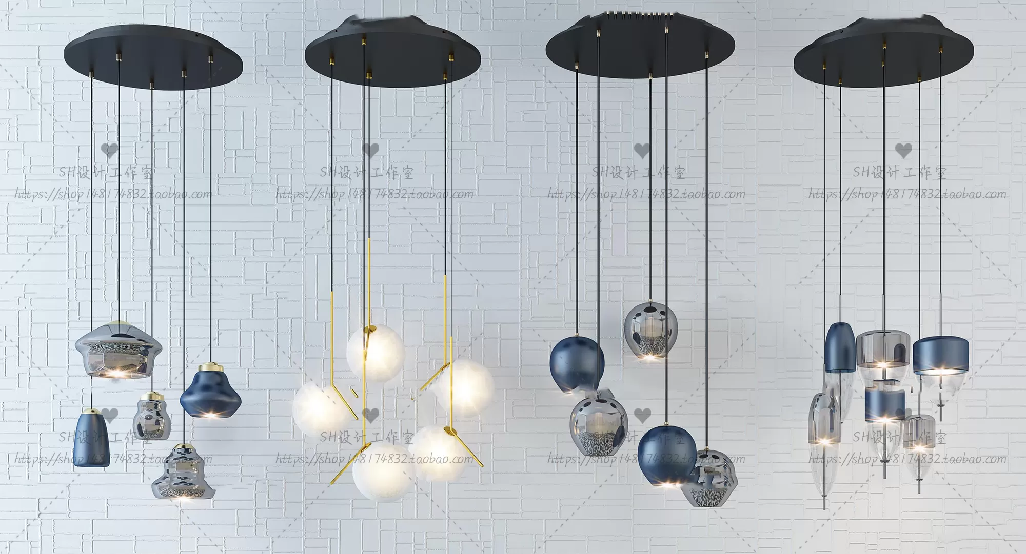 Lights – Chandelier 3D Models – 0646
