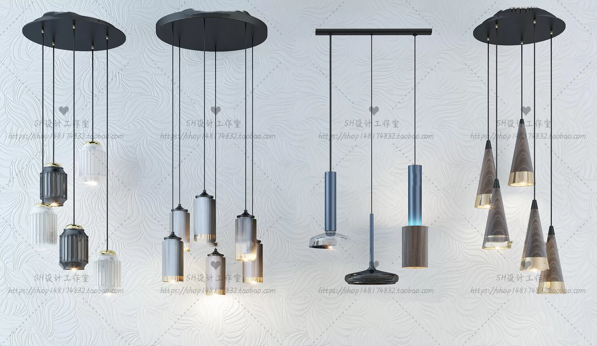 Lights – Chandelier 3D Models – 0647