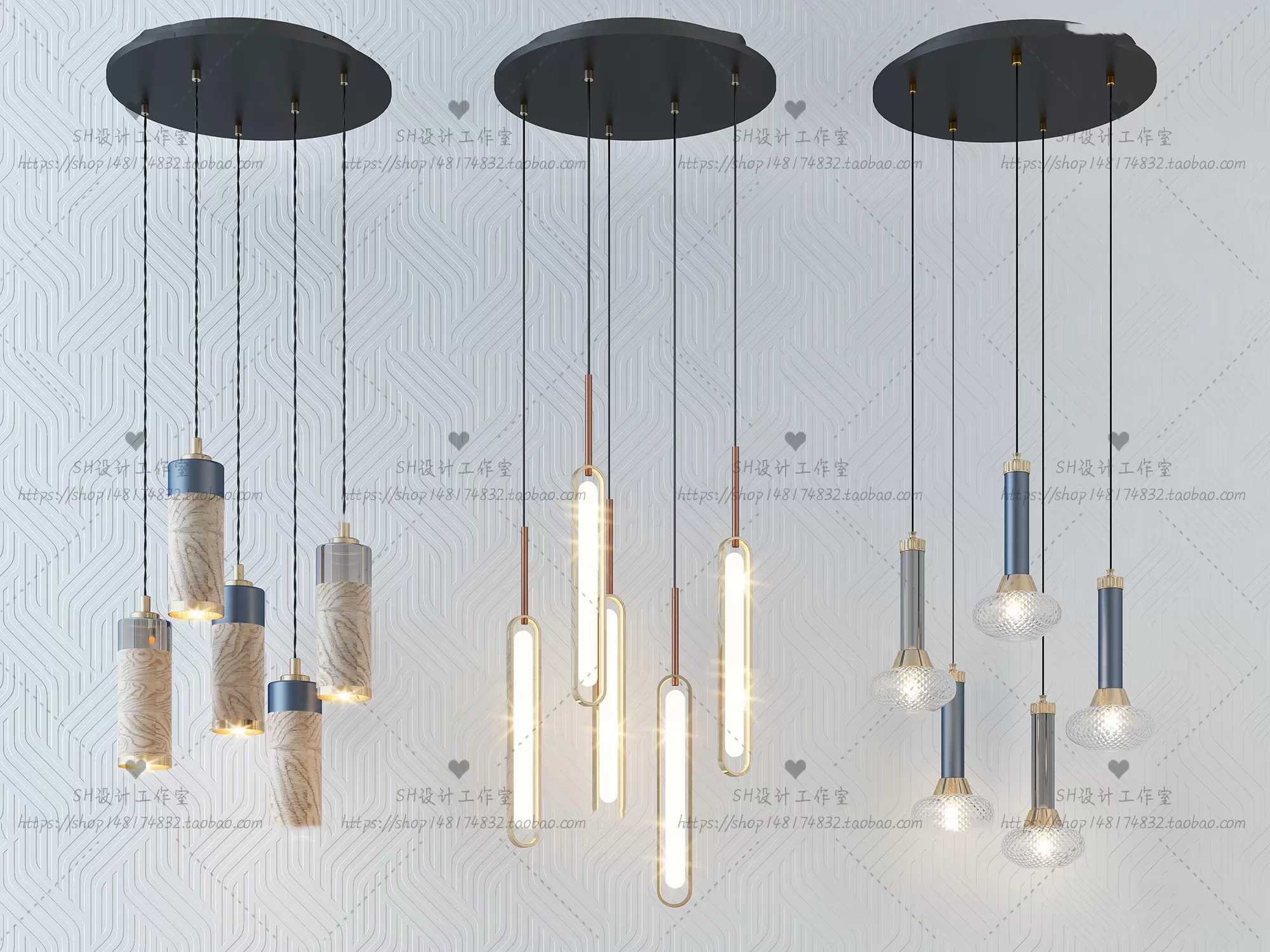 Lights – Chandelier 3D Models – 0649