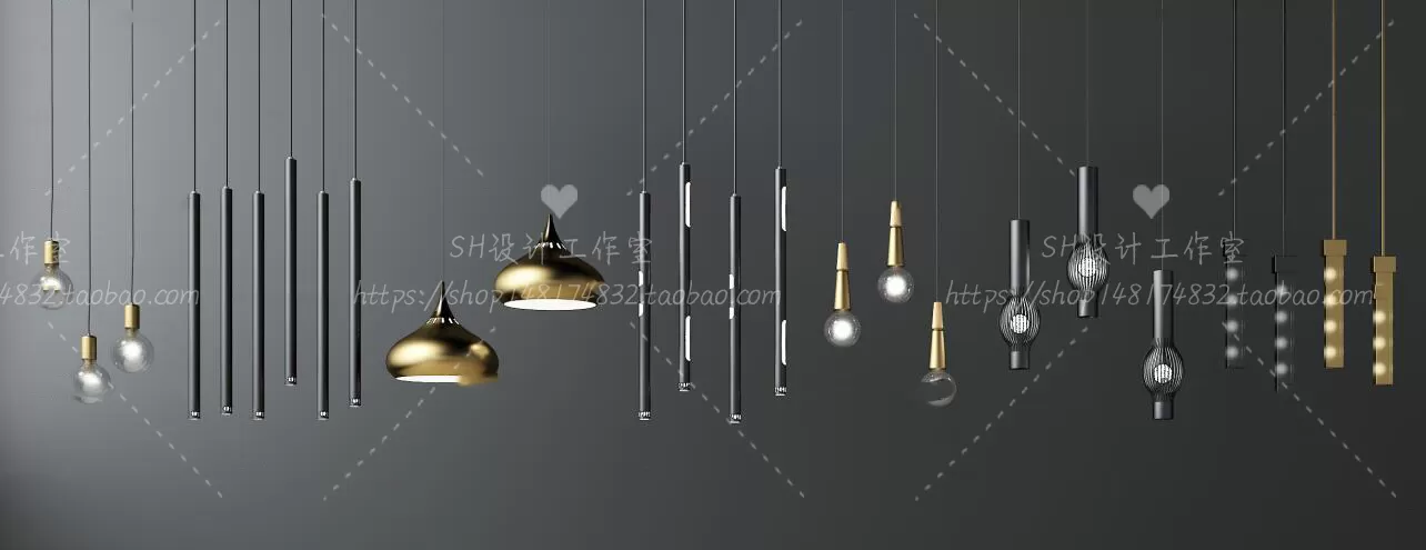 Lights – Chandelier 3D Models – 0651