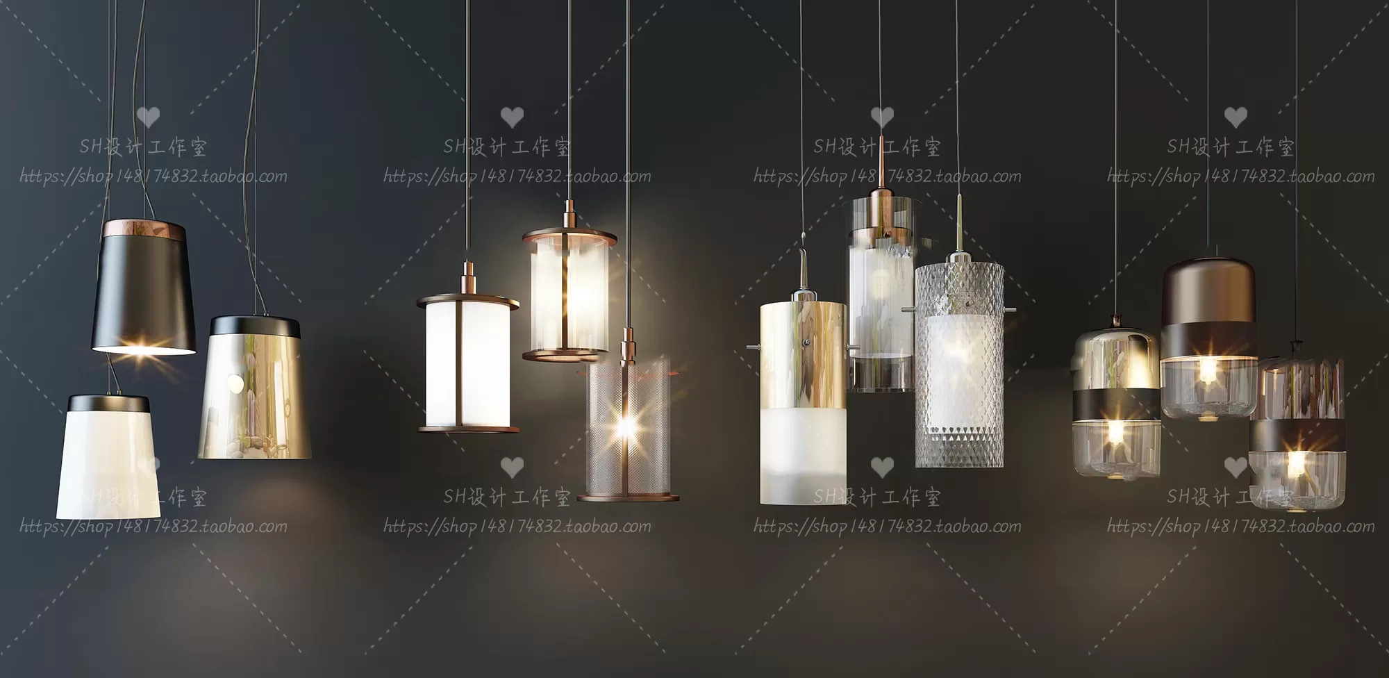 Lights – Chandelier 3D Models – 0652