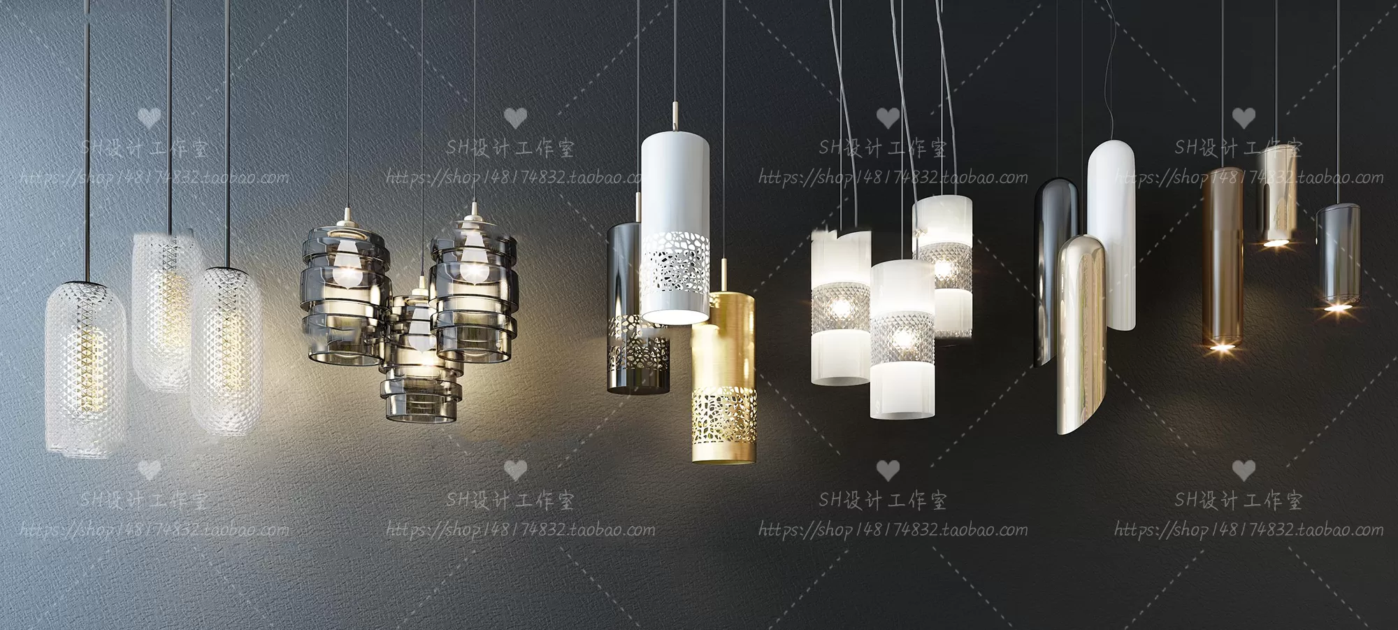 Lights – Chandelier 3D Models – 0653