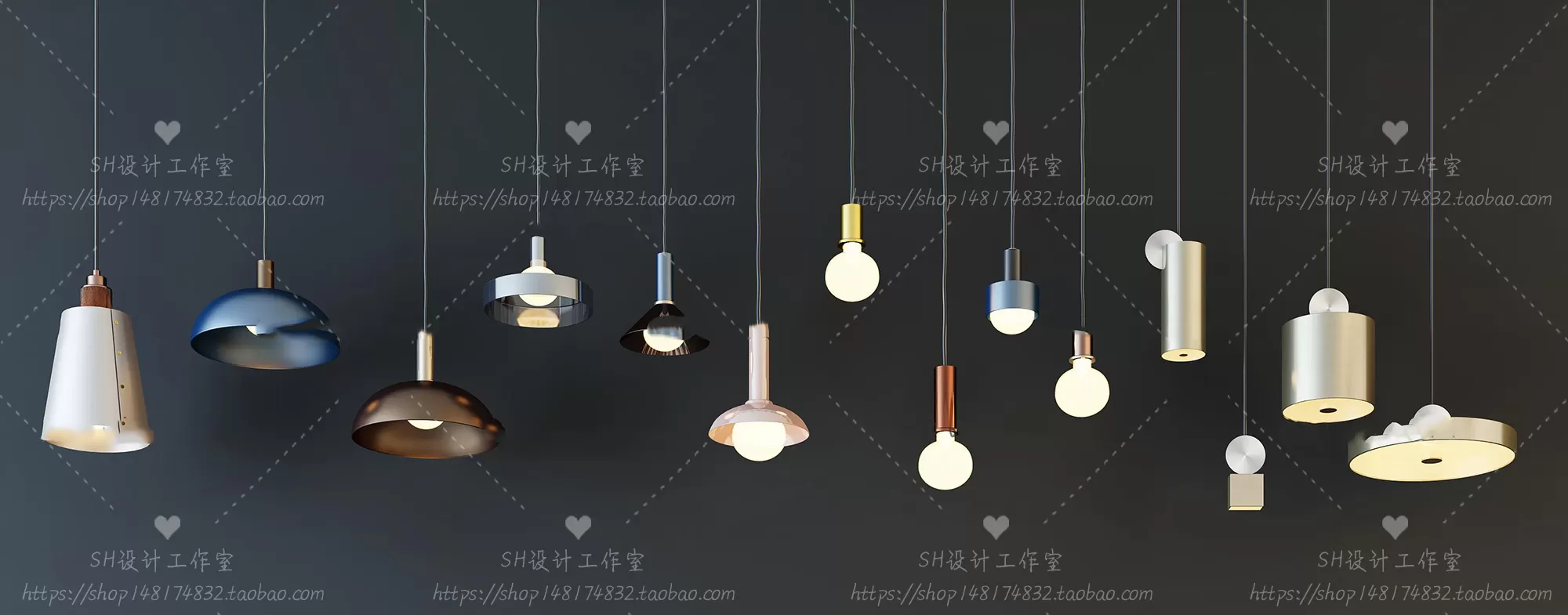 Lights – Chandelier 3D Models – 0654
