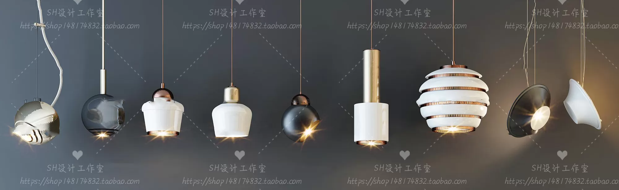 Lights – Chandelier 3D Models – 0655