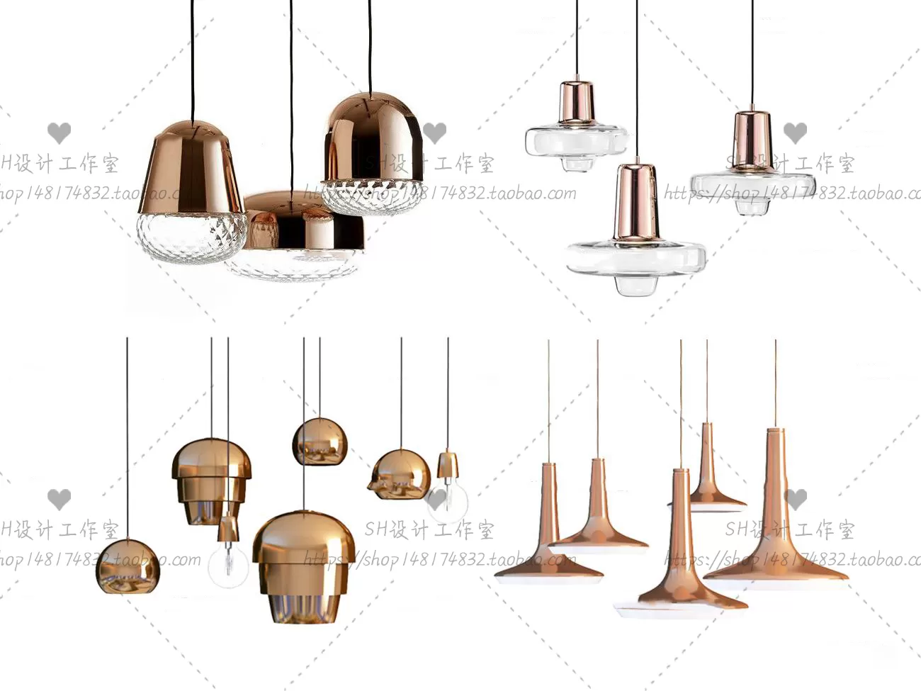 Lights – Chandelier 3D Models – 0657