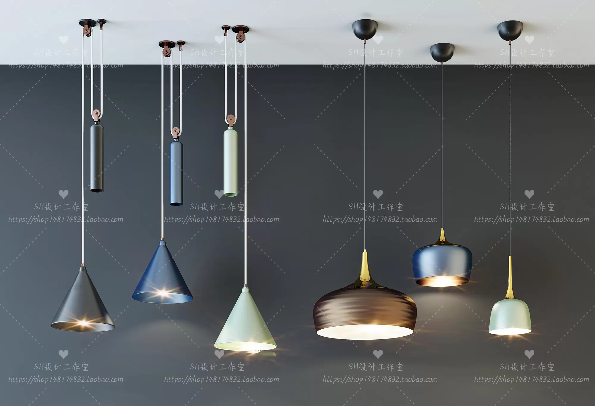 Lights – Chandelier 3D Models – 0659